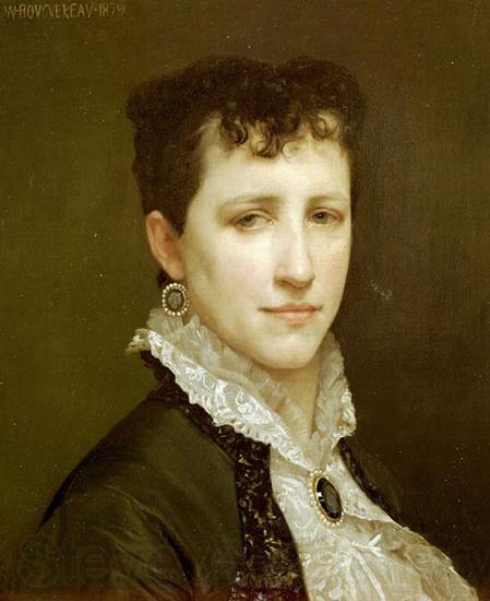 William-Adolphe Bouguereau Portrait of Miss Elizabeth Gardner